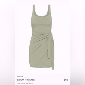 Aritzia Saturn Wrap Dress